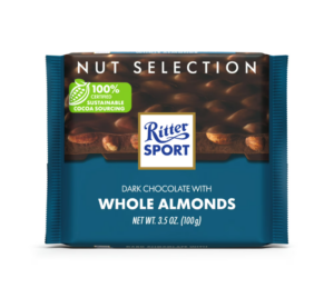 Ritter Sport Dark Chocolate w/ Whole Almonds 3.5oz 11ct